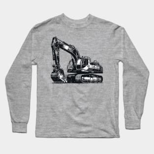 Excavator Long Sleeve T-Shirt